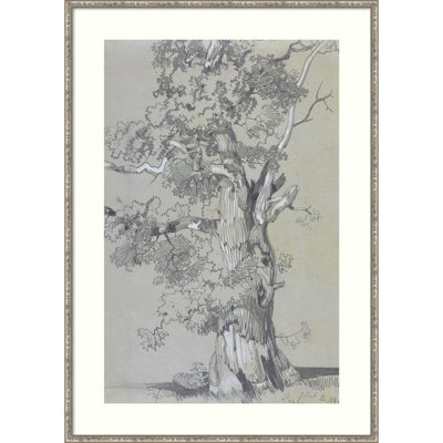«Parham 13 oct 1834» par Edward Hear, reproduction d'art encadrée sur bois