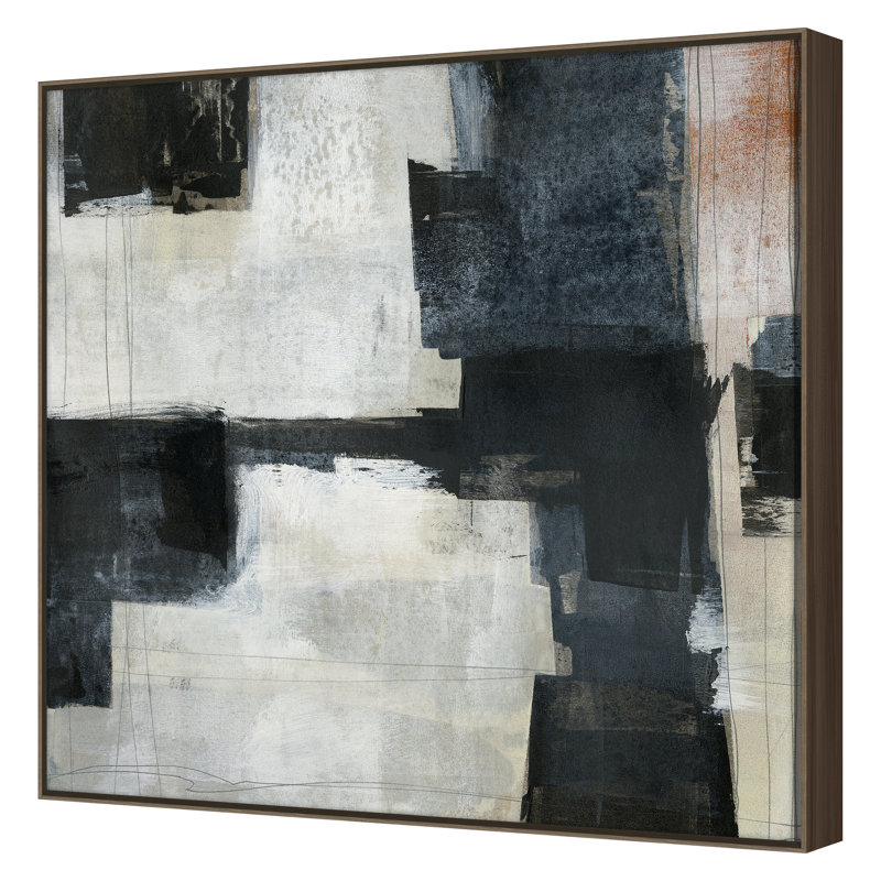 Meditations 3 Print by Maeve Harris, 36" H x 36" W x 2" D, Walnut