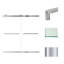 Porte de douche coulissante sans cadre Transoler Brianna, l 60 po x H 62 po, verre trempé transparent de 5/16 po-69322830