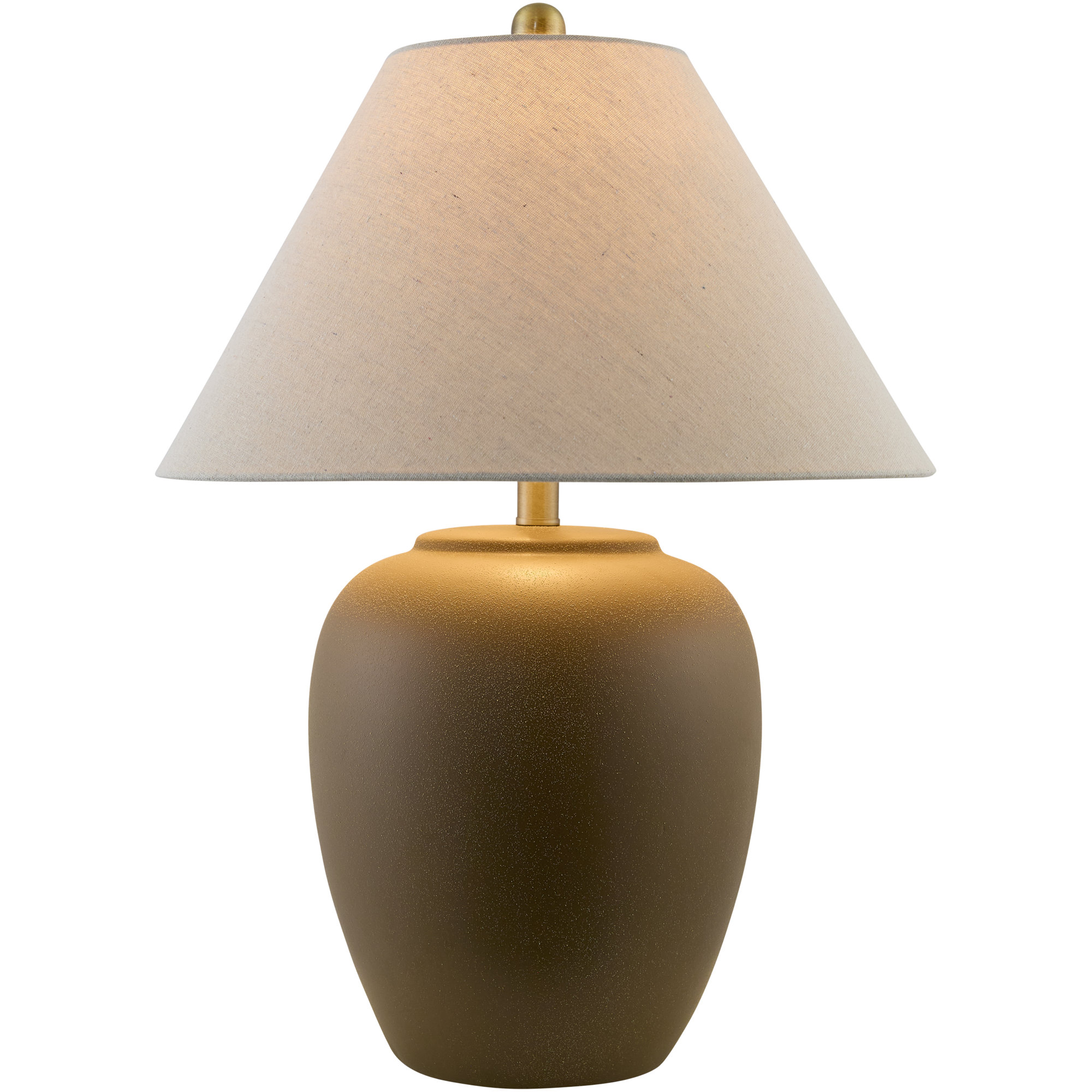 Eustacia Ceramic Table Lamp, Brown