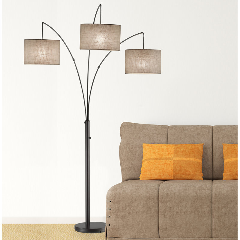 208cm Tree Floor Lamp, Black