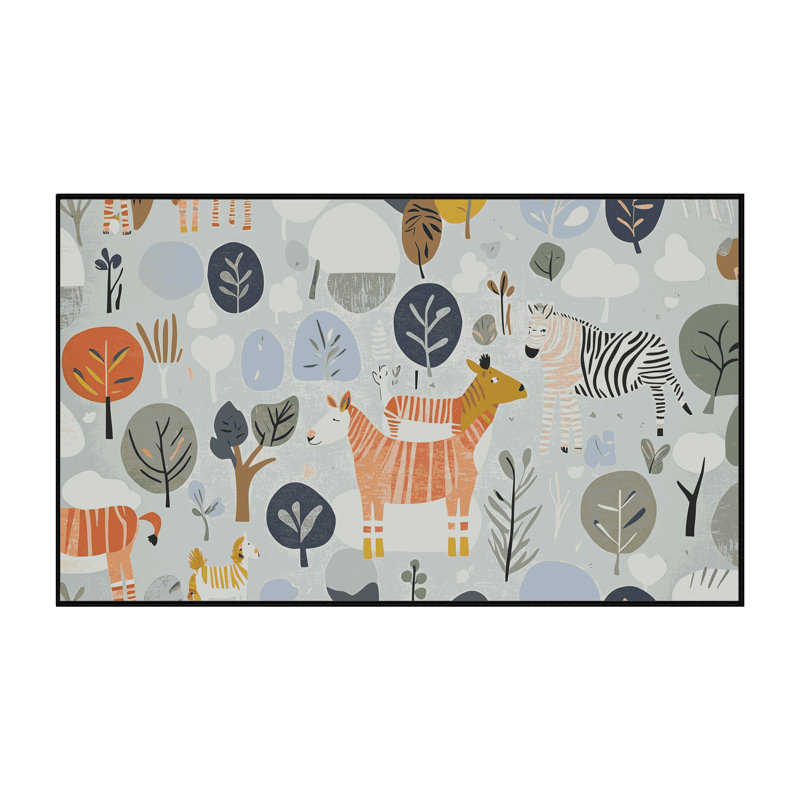 Tapis lavable Indigo, Rectangulaire 2 pi x 3 pi