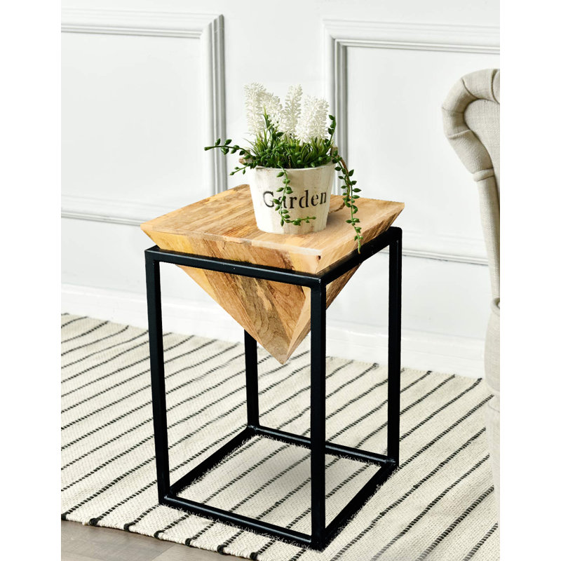 Carson Pedestal End Table