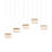 Cowbell 5 - Light Kitchen Island Geometric LED Pendant-24045622-24045627