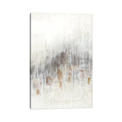Neutral Wave II by Jennifer Goldberger - Wrapped Canvas Painting