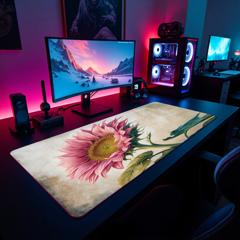 Polyester Desk Pad, 31.5x15.5