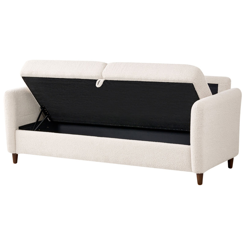 Suhaani Sofa 3 Seater Suhaani Boucle Beige, 3, 88cm H x 184cm W x 77cm D