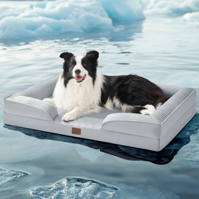 Bedsure Cozy Orthopedic Dog Bed, Waterproof Washable Sofa Bed with Removable Cover, Non-Slip Base for Large Dogs