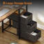 Metal Base Computer Desk with Power Outlet-402340376