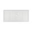 Bacup Rectangular Metal Outdoor Dining Table With Umbrella Hole , cm W cm D-1294248367-1294248352-1294248362