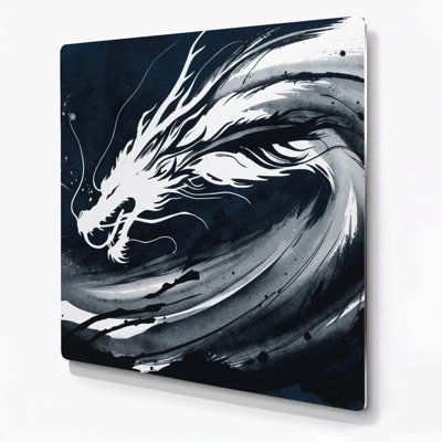 «Sci Fi Line art», silhouette de gris, art mural en métal