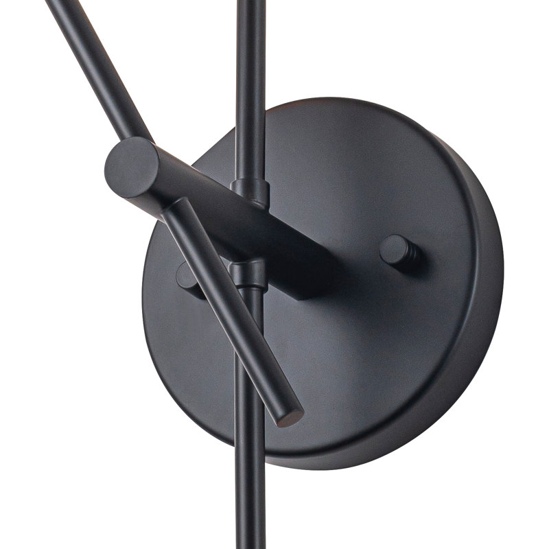 Applique murale industrielle moderne à 3 lumières avec accents en laiton, luminaire de meuble-lavabo noir mat pour salle de bain, couloir, chambre à coucher, base E12, à intensité variable, homologué ETL et UL, H 18,1 po