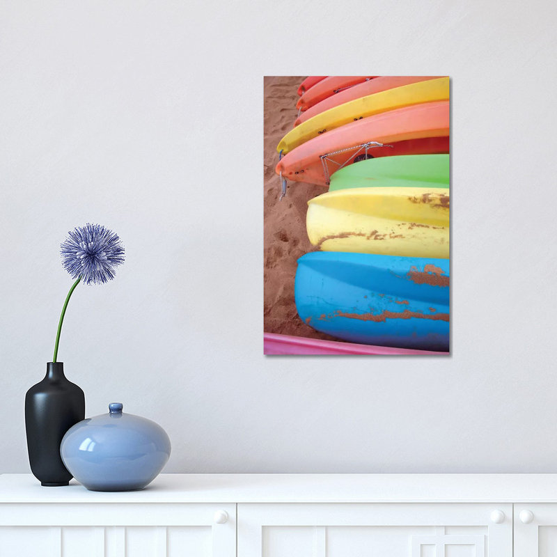 Kayaks II par Jairo Rodriguez - Photographie sur toile tendue, H 18 po x l 12 po x 1,5 po