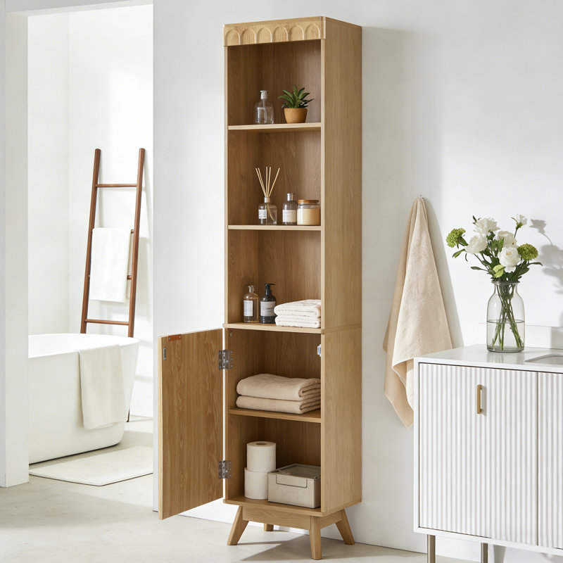 Armoire de salle de bain 70,9 ", Jaune