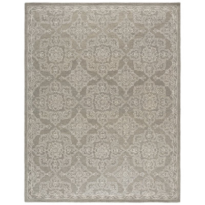 Martha Stewart 3859, laine à 85% touffetée à la main; Tapis damassé 15% coton