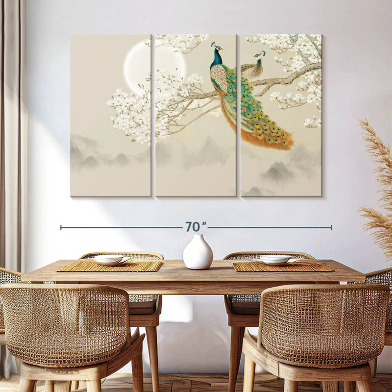 Paon japonais, H 42 po x l 65 po