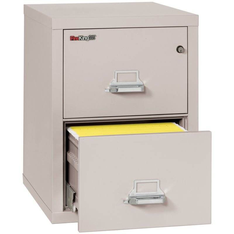 Fireproof 2 - Drawer File Cabinet, Platinum