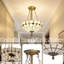 Lustre 3 lumières style urne / bol à intensité variable avec sources lumineuses