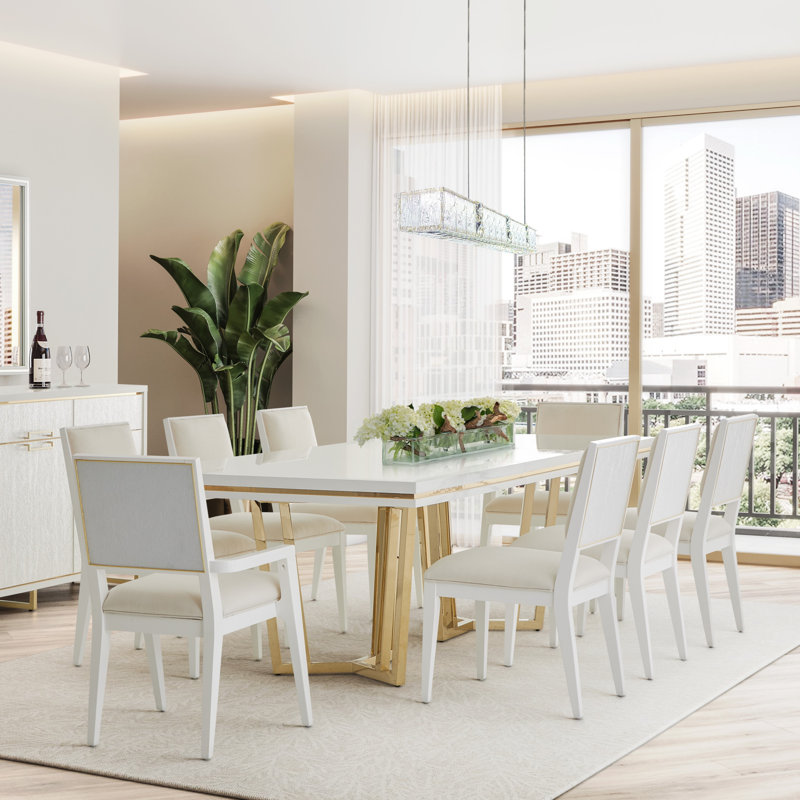Palm Gate Side Chair - Cloud White