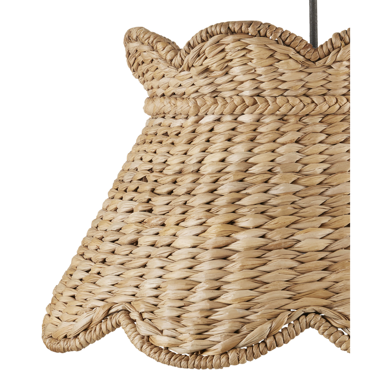 Single Light Wood Dimmable Pendant, 18.75" H x 24.25" W x 24.25" D