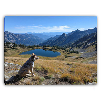 «High Ridge Lake», art mural sur toile tendue