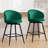 25" Swivel Upholstered Counter Height Bar Stools-2083223555