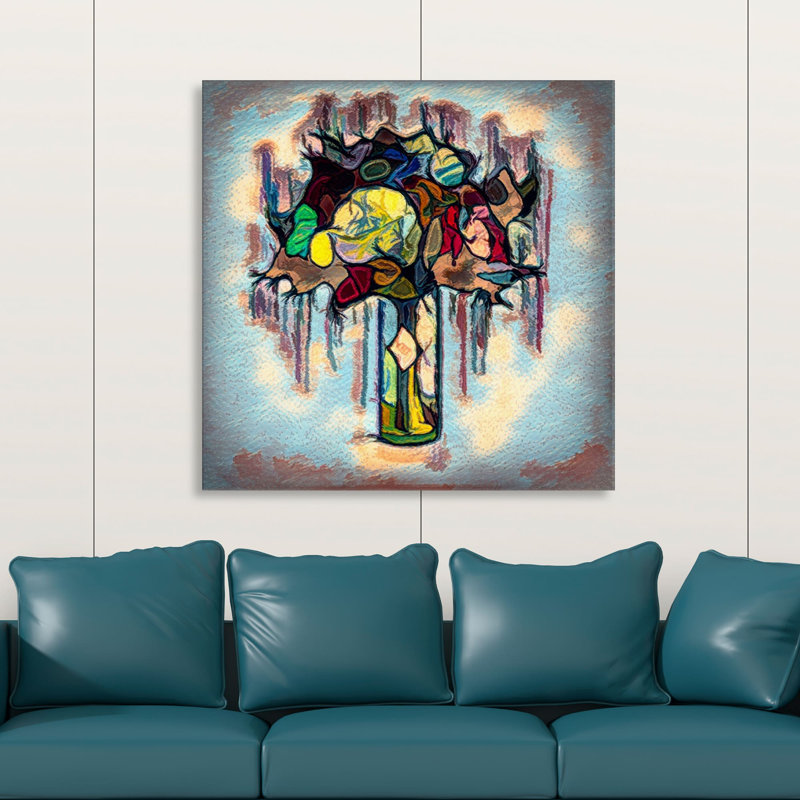 Reproduction sur toile tendue, H 8 po x l 8 po x P 1,5 po