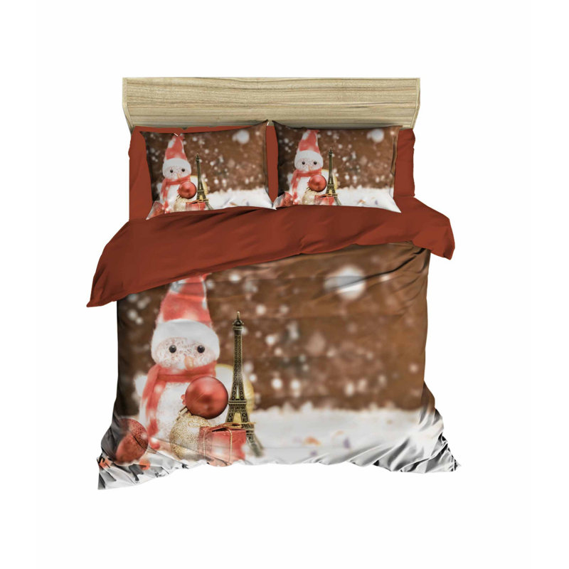 Gilberto Brown Polyester Duvet Cover Set