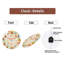 Horloge murale à motif floral Happiness Starts With You Home