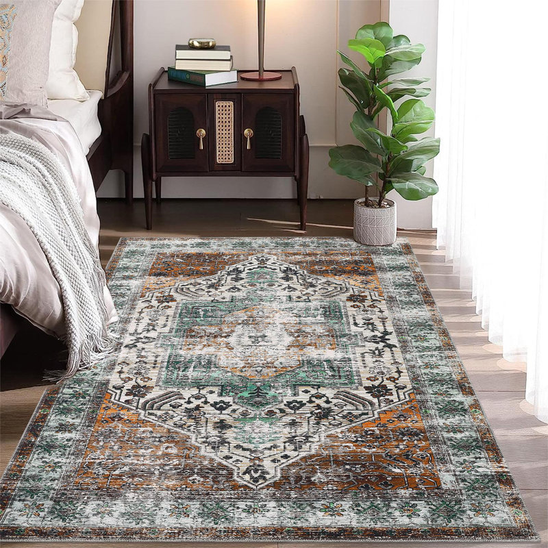 Tapis Audrienne avec envers antidérapant, Rectangle 4 pi x 6 pi