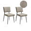 Set of 2 Dining Chairs STURGIS Corduroy-110715452