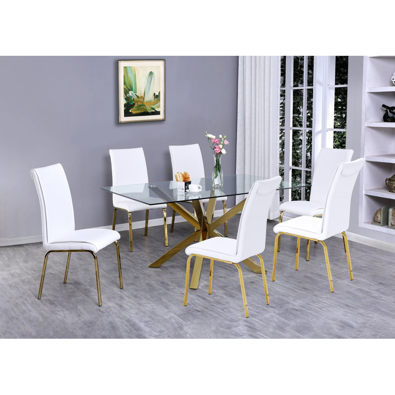 Ensemble repas pour 6 personnes Dreier, Or, Blanc / doré