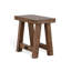Table d'appoint Yael, acajou brun clair, rectangulaire 28 po