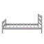 Structure de lit simple en bois avec tête et pied de lit inclus-1128182149