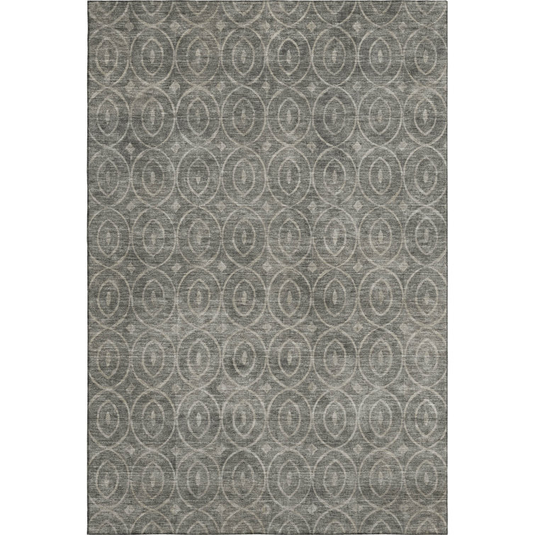 Premium Machine Washable Barry AMF1227 Geometric Rug