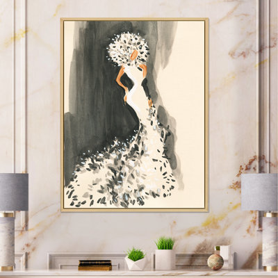 Monochrome Portrait Of Glamour Woman " Monochrome Portrait Of Glamour Woman "