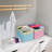 4-piece Black Fabric Storage Boxes, Dimensions: 12.2 X 8.2 X 8.2 Inches. Suitable For Shelf Storage/linen Storage. Organizes Clothes. Decorative Wardrobe Storage Boxes. Multifunctional Home Storage Solution.