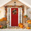 Guirlande de feuilles d'automne 6 pi et guirlande citrouille pour manteau et centre de table, décor intérieur intérieur de l'Action de grâce, automne