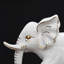 Statue d'éléphant en céramique élégante - artisanat de décoration intérieure-115637276