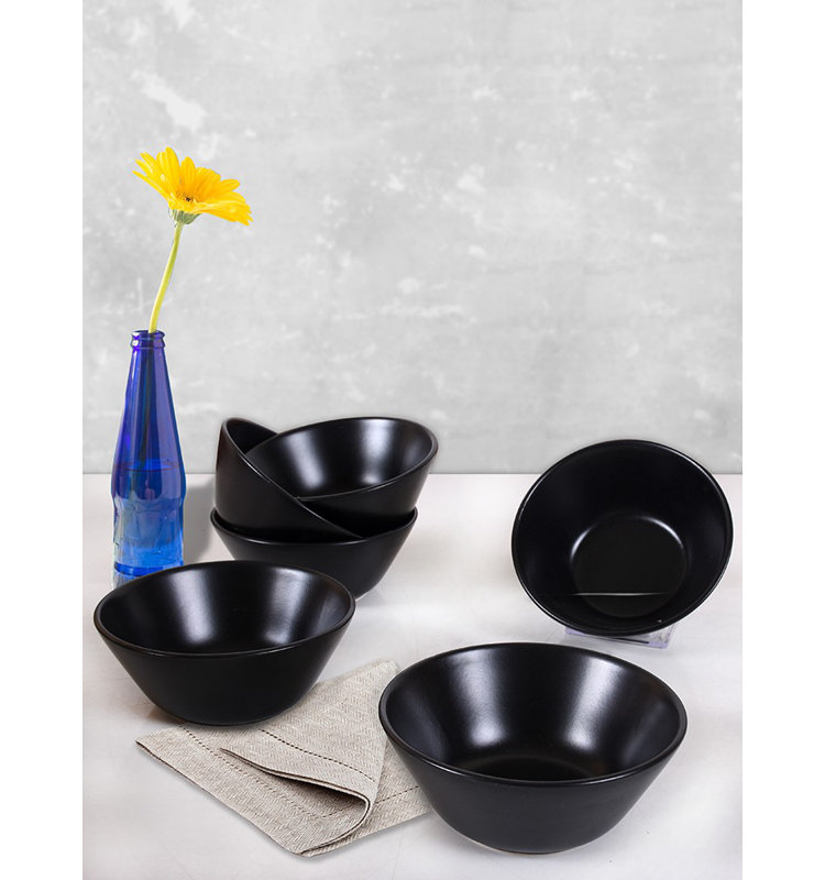 Latitude Run Annamarja 100% CERAMIC STONEWARE Salad Bowl
