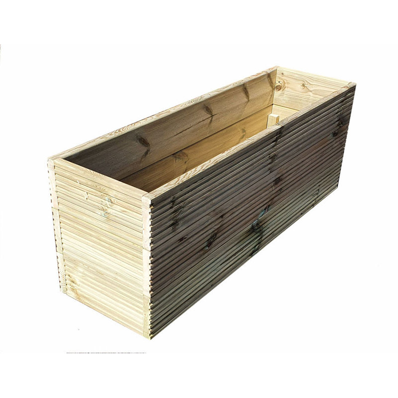 Buenrostro Handmade Wood Planter Box, 49cm H x 90cm W x 34cm D