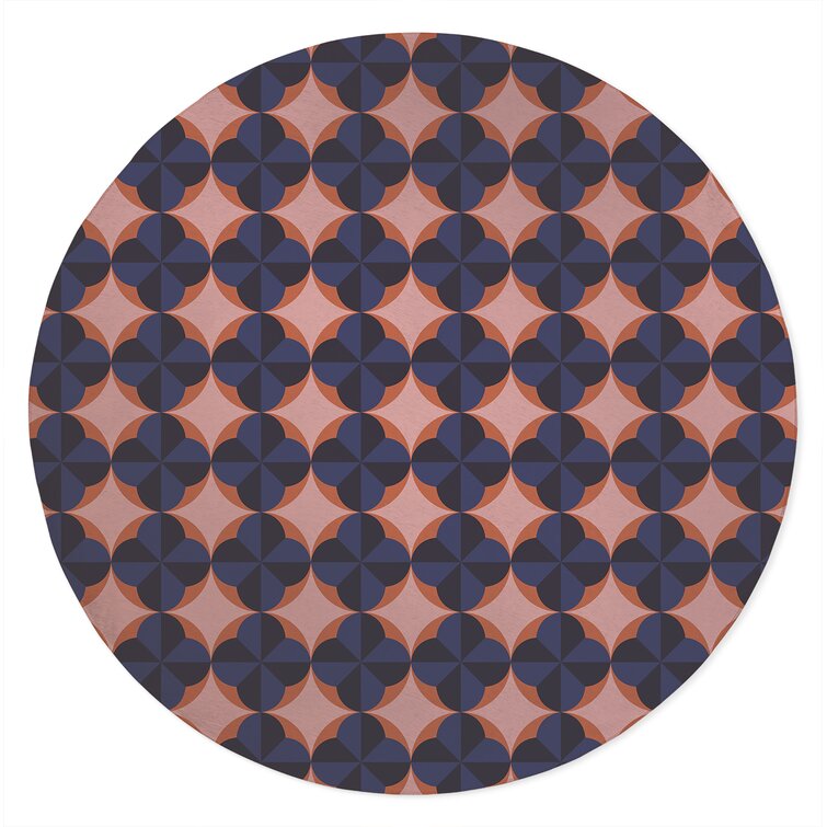 George Oliver Erasmus Non-Slip Geometric Outdoor Doormat