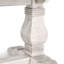 Caleb 94" Dining Table Distressed Ivory