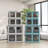 32 Gal Stackable Storage Bins With Lids, 3 Packs Collapsible Closet Organizers And Storage, Plastic Drawer Storage Container On Wheels With 5-Sided Access, Doors For Blankets-1031954816