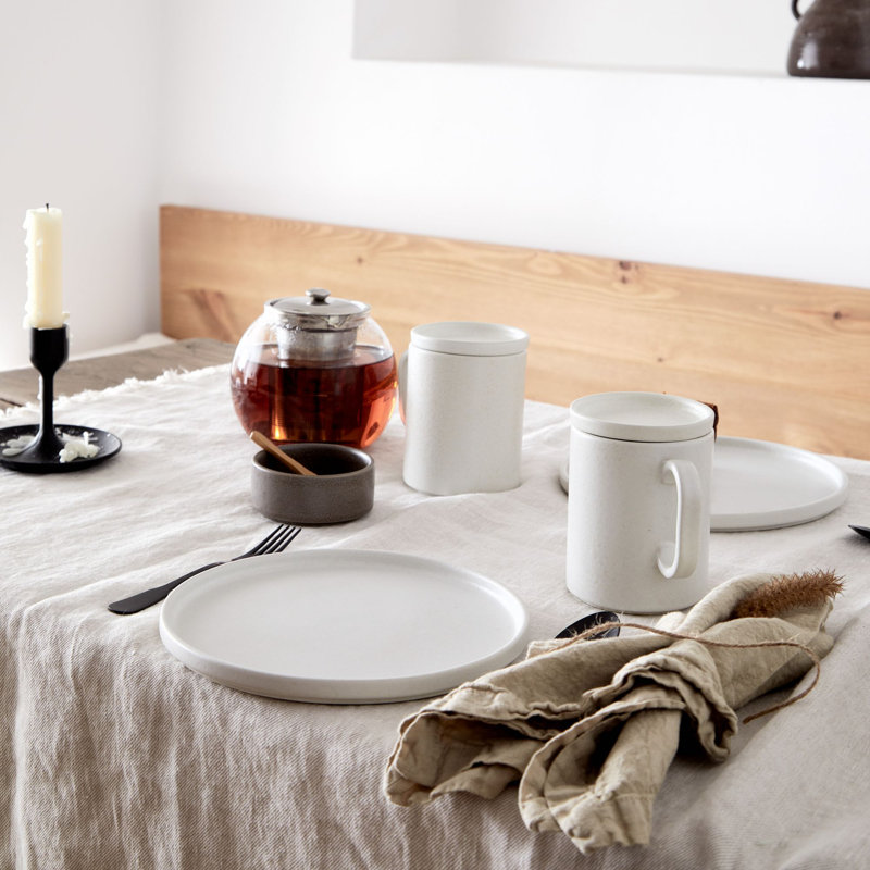 Costa Nova Redonda Condiment Server, White