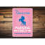 Enseigne licorne en aluminium-1681553614