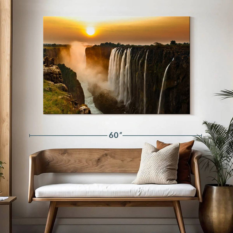 Alvord Victoria Falls Panorama, 34" H x 51" W