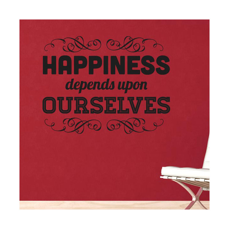 Wall Decal, Black, Large