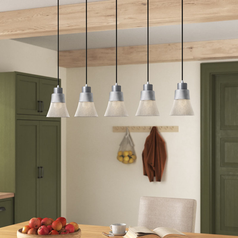 Southam 5 - Light Kitchen Island Pendant, Silver