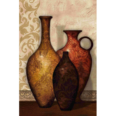 " Arranged Pots 2 " Painting Print
